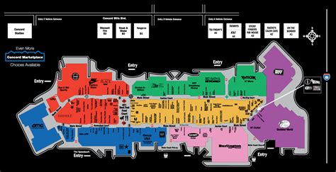 map of crossiron mills mall.